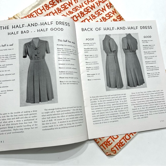 Vintage early 1960’s sewing booklets with great pics & info, great for framing! - Picture 8 of 12